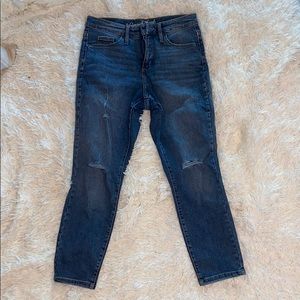 Cropped skinny jeans